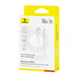 USB кабель Baseus Silky Series Type-C 100W 1m white