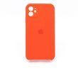 Силиконовый чехол Full Cover Square для iPhone 11 red Full Camera