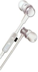 Bluetooth стерео гарнітура DeepBass D-22 white/silver