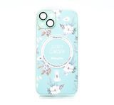 TPU+PC чехол Secret Garden with MagSafe для iPhone 13 mint