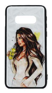 TPU+PC чехол Prisma Ladies для Samsung S10e yellow