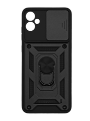 Чохол Camshield Serge Ring для Samsung A05 black протиударний шторка/захист камери
