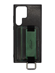 Чехол кожа Wallet case and straps для Samsung S23 Ultra black