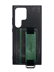 Чехол кожа Wallet case and straps для Samsung S24 Ultra black