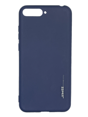 Силіконовий чохол SMTT для Huawei Y6-2018 dark blue