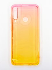 Силиконовый чехол Gradient Design для Huawei Y6p red/yellow