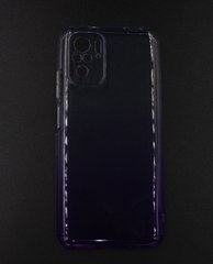 Силиконовый чехол Gradient Design для Xiaomi Redmi Note 10/Note 10S white/ purple 0.5mm