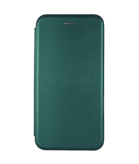 Чехол книжка Original кожа для Samsung A11 dark green