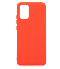 Силиконовый чехол Soft Feel для Samsung A02S (TPU) red candy