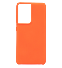 Силіконовий чохол Full Cover для Samsung S21 ultra red без logo