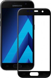 Захисне 3D скло Optima для Samsung A720/A7-2017 f/s black