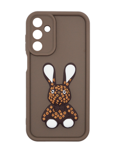 Чохол Pretty Things для Samsung A15 4G/5G brown/rabbit Full Camera