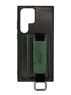 Чохол шкіра Wallet case and straps для Samsung S23 Ultra black