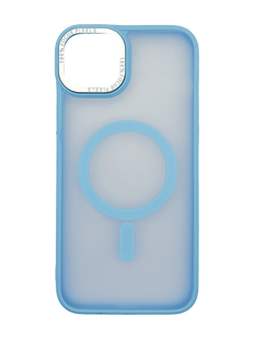 Чохол TPU+PC Space Magnetic Color with Magsafe для iPhone 15 Plus blue