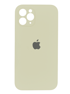 Силіконовий чохол Full Cover для iPhone 11 Pro Max antiqua white Fulll Camera