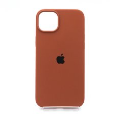 Силіконовий чохол Full Cover для iPhone 14 Plus milk chocolate