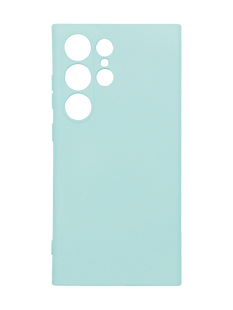 Силіконовий чохол SMTT для Samsung S24 Ultra mint Full Camera з мікрофіброю