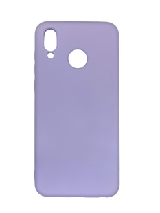 Силиконовый чехол Gradient Design для Huawei P40 Lite E/Honor 9C 0.5mm white/purple