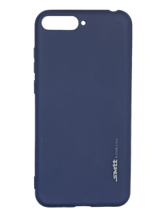 Силиконовый чехол SMTT для Huawei Y6-2018 dark blue