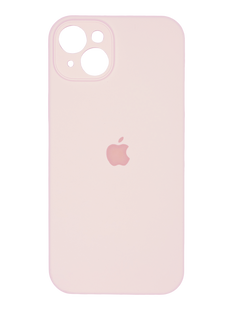 Силиконовый чехол Full Cover для iPhone 15 chalk pink Full Camera