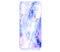 Чохол Marble Clouds для Samsung M52 purple