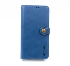 Чохол-книжка шкіра для Xiaomi Redmi Note 9/Redmi 10X blue Getman Gallant PU