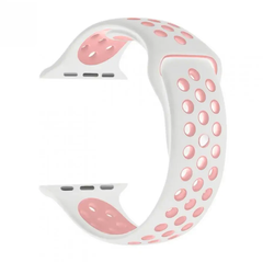 Ремінець Apple Watch Sport Nike+ 38/40mm white/pink sand