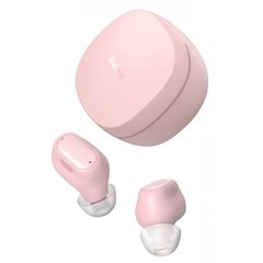 Навушники бездротові Baseus WM01 TWS pink