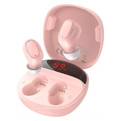 Навушники бездротові Baseus Encok True Wireless Earphones WM01 pink NGWM01-04