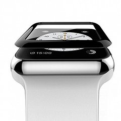 Захисне 3D скло Люкс для годинника Apple Watch 44mm 2018 0,3mm black