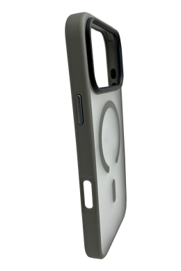 Чохол Fibra Metal Buttons with MagSafe для iPhone 17 Pro gray