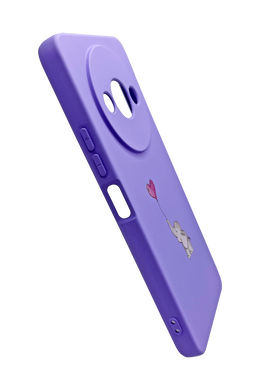 Силиконовый чехол Art для Xiaomi Redmi A3/A3x lilac/elephant Full Camera
