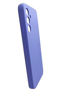 Силіконовий чохол Fibra для Samsung A34 light purple Full Camera