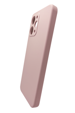 Силиконовый чехол Fibra для Xiaomi Redmi 12 pink sand Full Camera