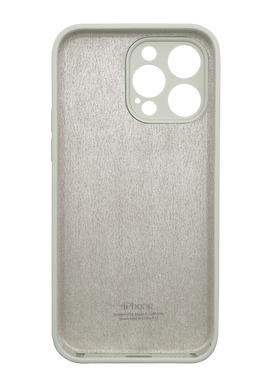 Силіконовий чохол Full Cover для iPhone 14 Pro Max stone(10) Full Camera