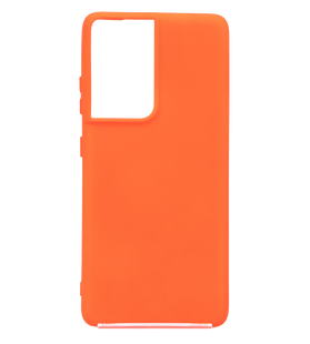 Силиконовый чехол Full Cover для Samsung S21 ultra red без logo