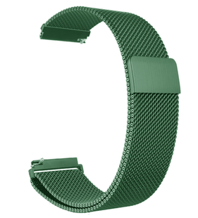 Ремінець Milanese Loop для Xiaomi Amazfit/Samsung 22mm cyprus green