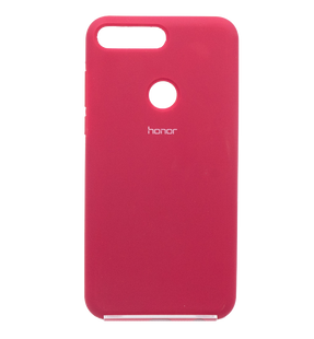 Силиконовый чехол Full Cover для Huawei Y7 2018 Prime rose pink