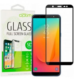 Защитное 5D стекло Optima для iPhone X (R-Design) f/s black