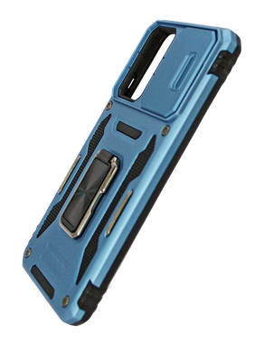 Чохол Camshield Army Ring для Xiaomi Redmi Note 11 Pro 4G/5G light blue протиударний шторка/захист
