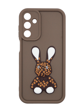 Чохол Pretty Things для Samsung A15 4G/5G brown/rabbit Full Camera