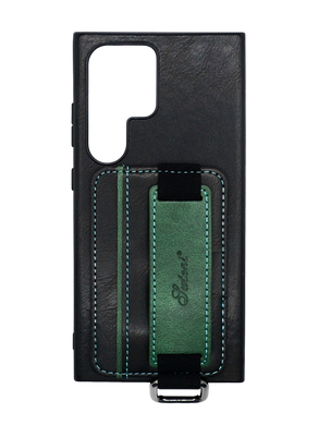 Чехол кожа Wallet case and straps для Samsung S24 Ultra black