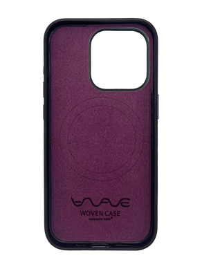 Чохол Wave Premium Woven with MagSafe для iPhone 15 Pro mulberry