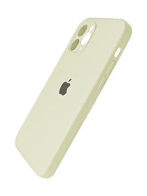 Силіконовий чохол Full Cover для iPhone 11 Pro Max antiqua white Fulll Camera