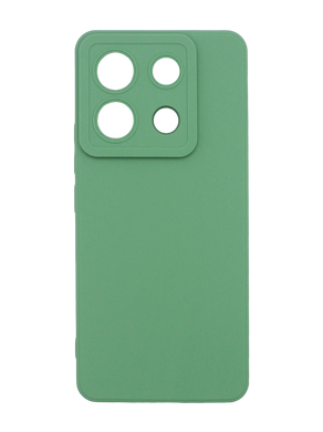 Силиконовый чехол SMTT для Xiaomi Redmi Note 13 Pro 5G Matcha Green Full Camera с микрофиброй