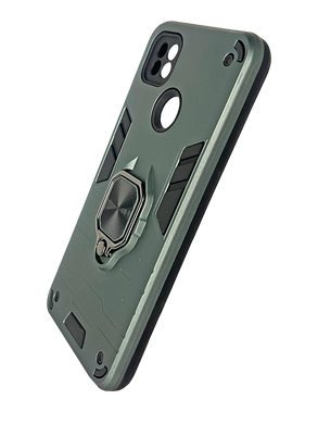 Чохол Transformer Ring for Magnet для Xiaomi Redmi 9C green протиударний Full Camera