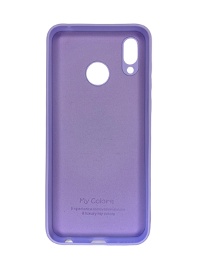 Силиконовый чехол Gradient Design для Huawei P40 Lite E/Honor 9C 0.5mm white/purple