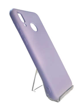 Силиконовый чехол Gradient Design для Huawei P40 Lite E/Honor 9C 0.5mm white/purple