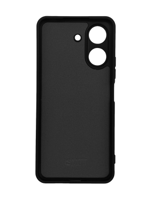 Силіконовий чохол SMTT для Xiaomi Redmi 13C/ Poco C65 black Full Camera з мікрофіброю