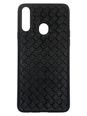 Силиконовый чехол Weaving case для Samsung A20s (плетенка)
